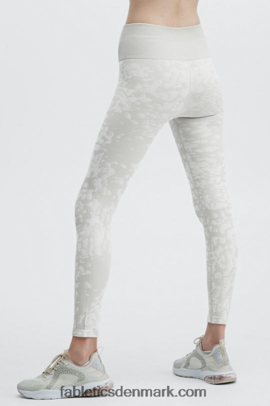 Fabletics Kvinder højtaljet sømløs mistlegging PNX2T1195 lys grå/hvid