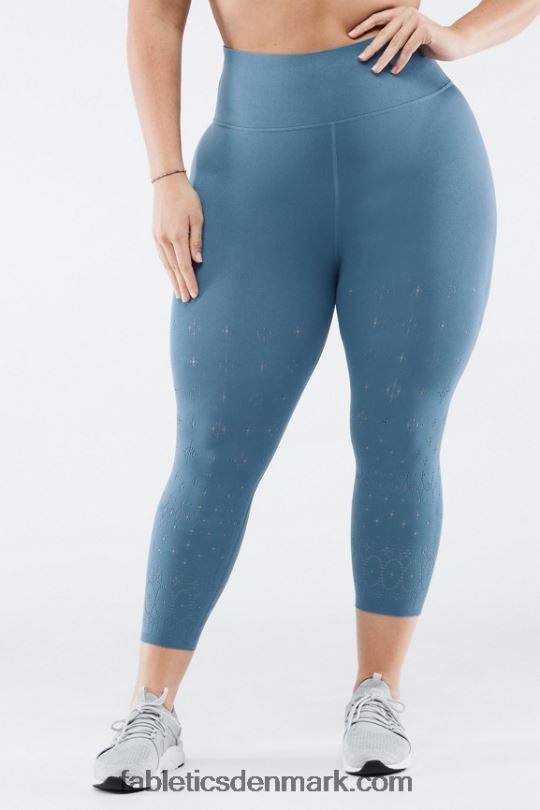 Fabletics Kvinder højtaljet skulpturøje 7/8 PNX2T1310 blåt jern