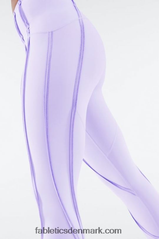 Fabletics Kvinder højtaljet ultraluxe contour 7/8 PNX2T1270 frostet syren/vild blåregn