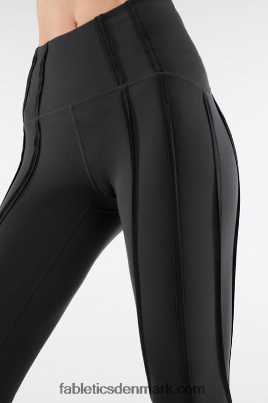 Fabletics Kvinder højtaljet ultraluxe contour 7/8 PNX2T1271 fantom/sort