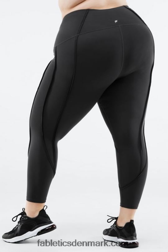 Fabletics Kvinder højtaljet ultraluxe contour 7/8 PNX2T1272 fantom/sort
