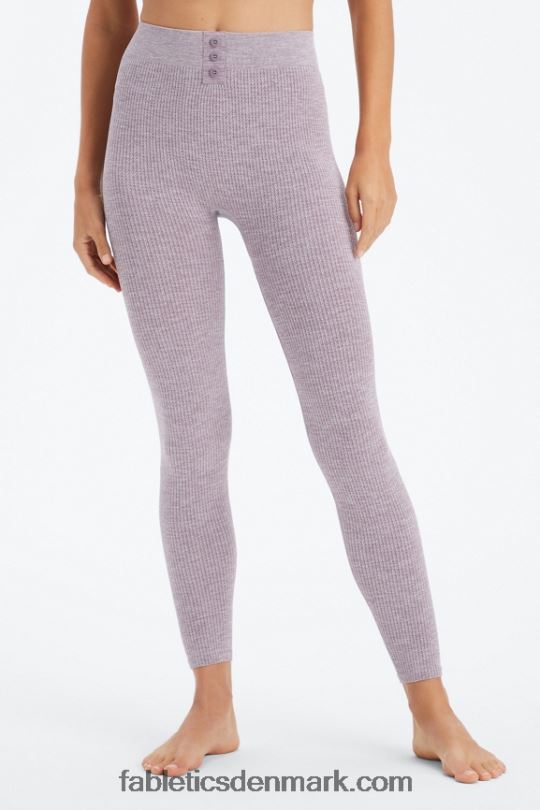 Fabletics Kvinder kabelstrik 7/8 legging PNX2T1031 falmet blommelyng