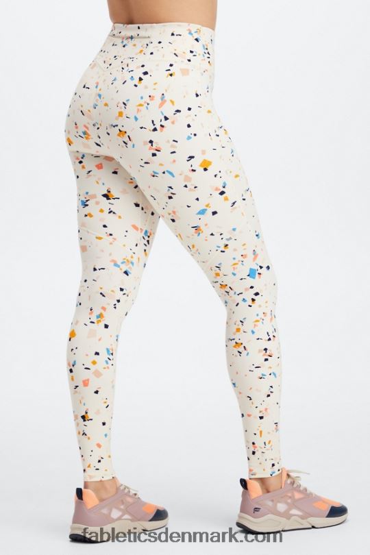 Fabletics Kvinder løb hvor som helst motion365 hw 7/8 legging PNX2T1100 terrazzo/reflekterende logo