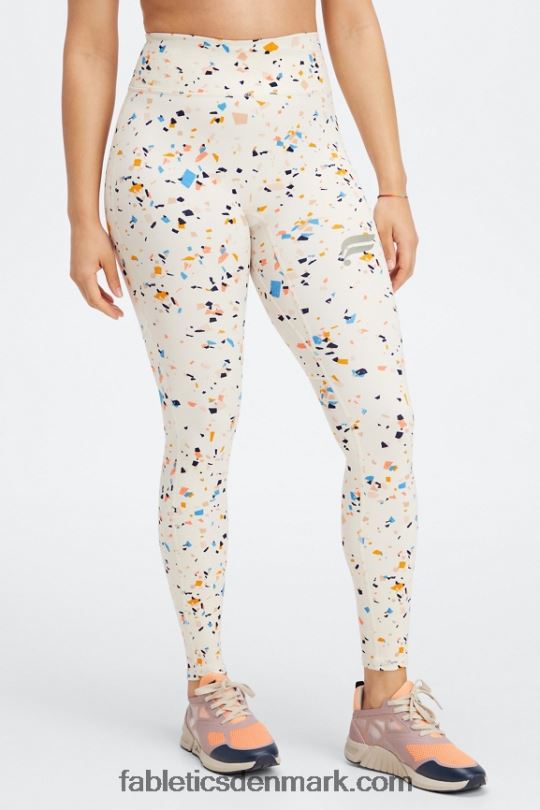Fabletics Kvinder løb hvor som helst motion365 hw 7/8 legging PNX2T1100 terrazzo/reflekterende logo