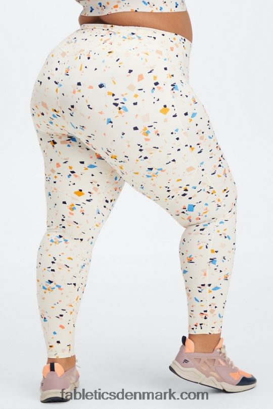 Fabletics Kvinder løb hvor som helst motion365 hw 7/8 legging PNX2T1101 terrazzo/reflekterende logo