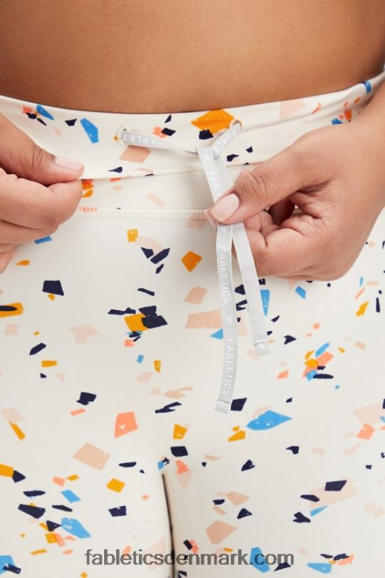 Fabletics Kvinder løb hvor som helst motion365 hw 7/8 legging PNX2T1101 terrazzo/reflekterende logo