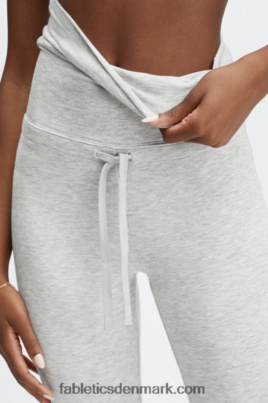 Fabletics Kvinder luksus legging med snoretræk PNX2T1241 lysegrå lyng
