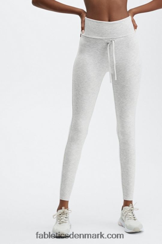 Fabletics Kvinder luksus legging med snoretræk PNX2T1241 lysegrå lyng