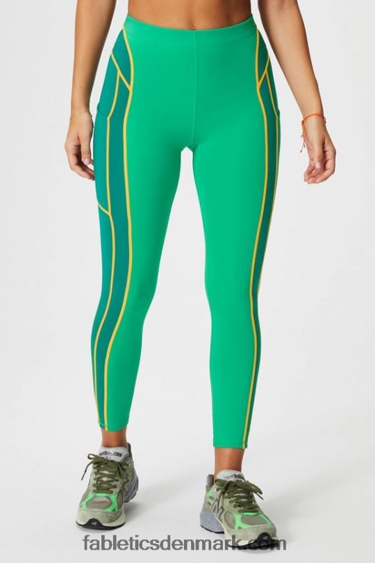 Fabletics Kvinder motion365+ højtaljet 7/8 legging PNX2T1023 tropisk/dyb cypres/ørkensol