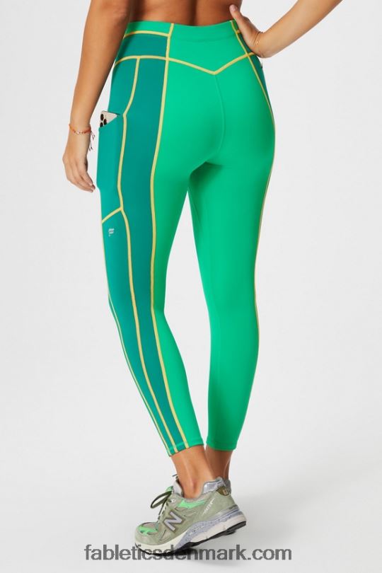 Fabletics Kvinder motion365+ højtaljet 7/8 legging PNX2T1023 tropisk/dyb cypres/ørkensol