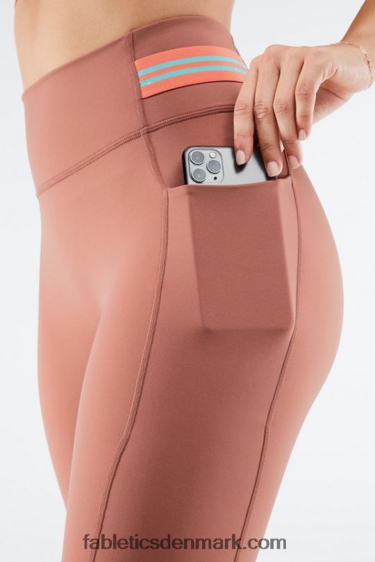 Fabletics Kvinder motion365 højtaljet 7/8 legging PNX2T1160 terra/pool/koral dis