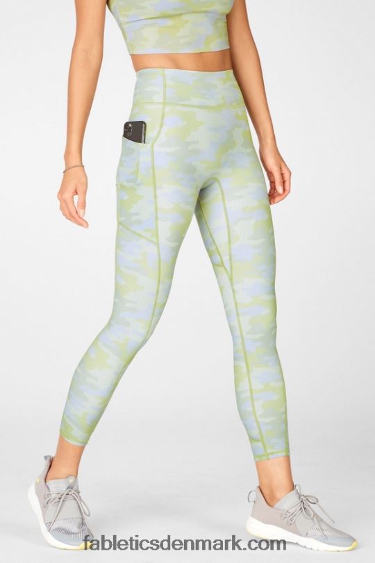 Fabletics Kvinder motion365 højtaljet 7/8 legging PNX2T1161 grå pind dot camo