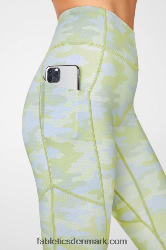 Fabletics Kvinder motion365 højtaljet 7/8 legging PNX2T1161 grå pind dot camo
