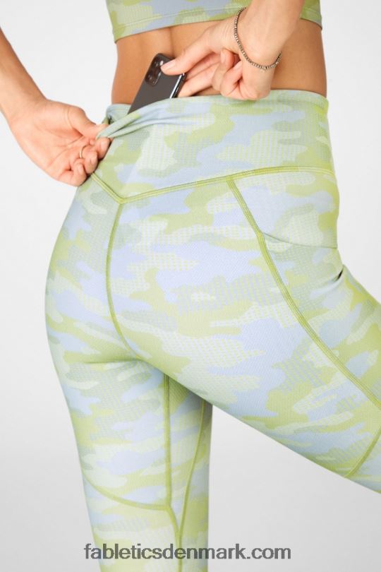 Fabletics Kvinder motion365 højtaljet 7/8 legging PNX2T1161 grå pind dot camo