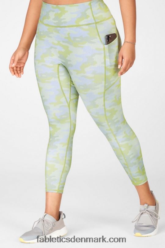Fabletics Kvinder motion365 højtaljet 7/8 legging PNX2T1162 grå pind dot camo