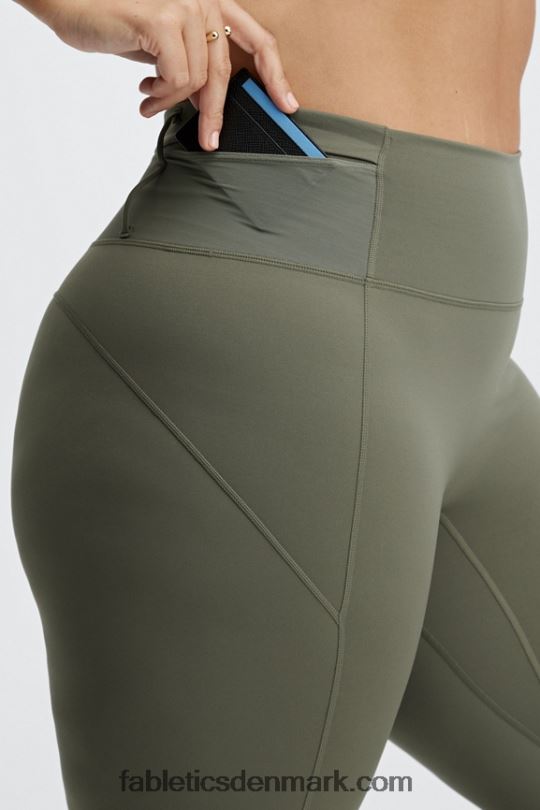 Fabletics Kvinder motion365 utility 7/8 legging PNX2T1194 skifergrøn