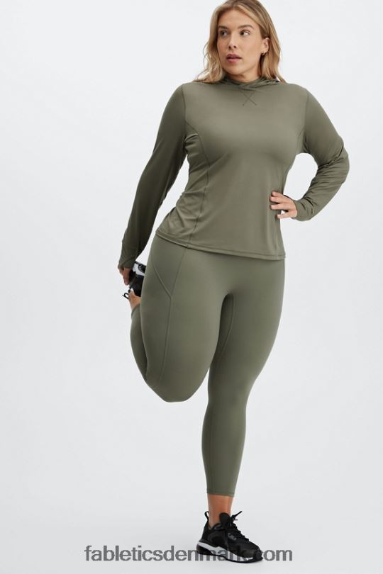 Fabletics Kvinder motion365 utility 7/8 legging PNX2T1194 skifergrøn