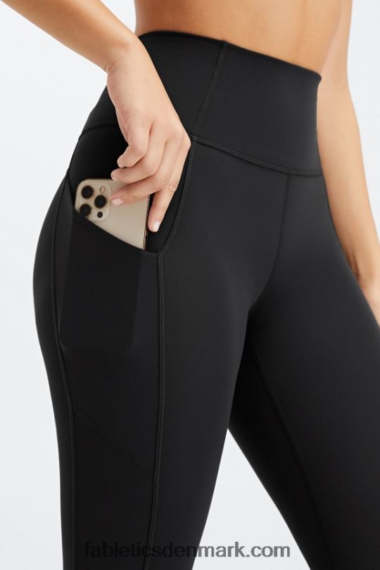 Fabletics Kvinder oasis pureluxe højtaljede capri PNX2T957 sort