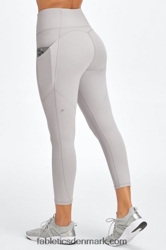 Fabletics Kvinder oasis pureluxe højtaljede capri PNX2T960 mineralgrå
