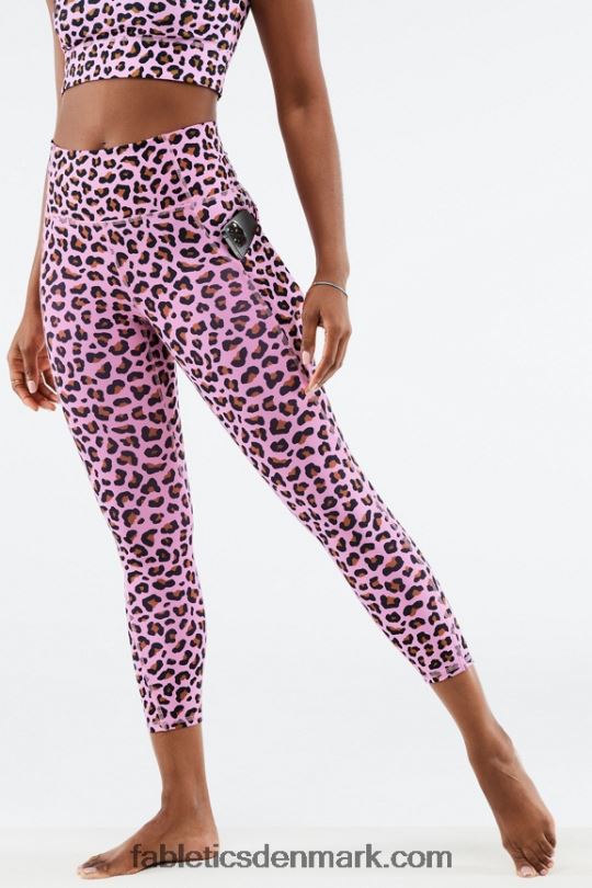 Fabletics Kvinder oasis pureluxe højtaljede capri PNX2T963 lys rose meru