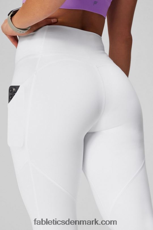 Fabletics Kvinder oasis pureluxe højtaljet 7/8 legging 47 PNX2T782 klassisk hvid