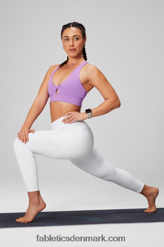 Fabletics Kvinder oasis pureluxe højtaljet 7/8 legging 47 PNX2T782 klassisk hvid