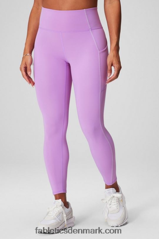 Fabletics Kvinder oasis pureluxe højtaljet 7/8 legging 48 PNX2T783 krystalhule/lilla hvisken
