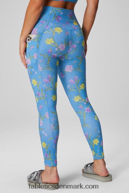 Fabletics Kvinder oasis pureluxe højtaljet 7/8 legging 48 PNX2T784 påskelilje drøm