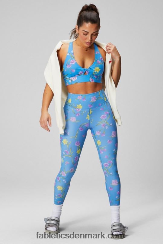 Fabletics Kvinder oasis pureluxe højtaljet 7/8 legging 48 PNX2T784 påskelilje drøm