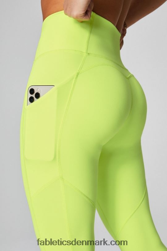 Fabletics Kvinder oasis pureluxe højtaljet 7/8 legging 49 PNX2T788 highlighter