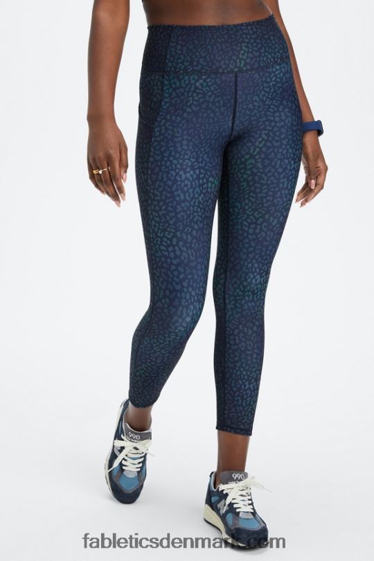 Fabletics Kvinder oasis pureluxe højtaljet 7/8 legging 49 PNX2T789 heatmap leopard