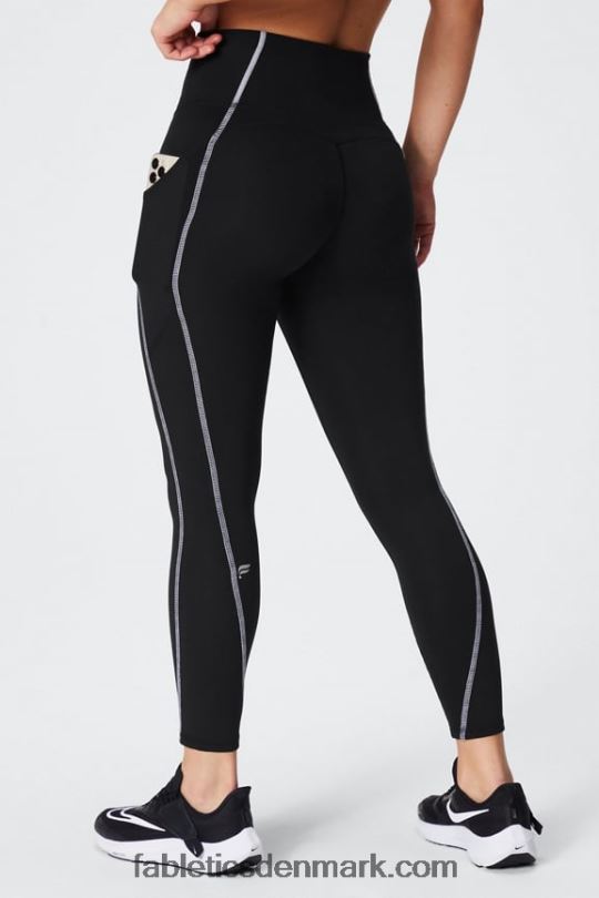 Fabletics Kvinder oasis pureluxe højtaljet 7/8 legging 49 PNX2T790 sort hvid