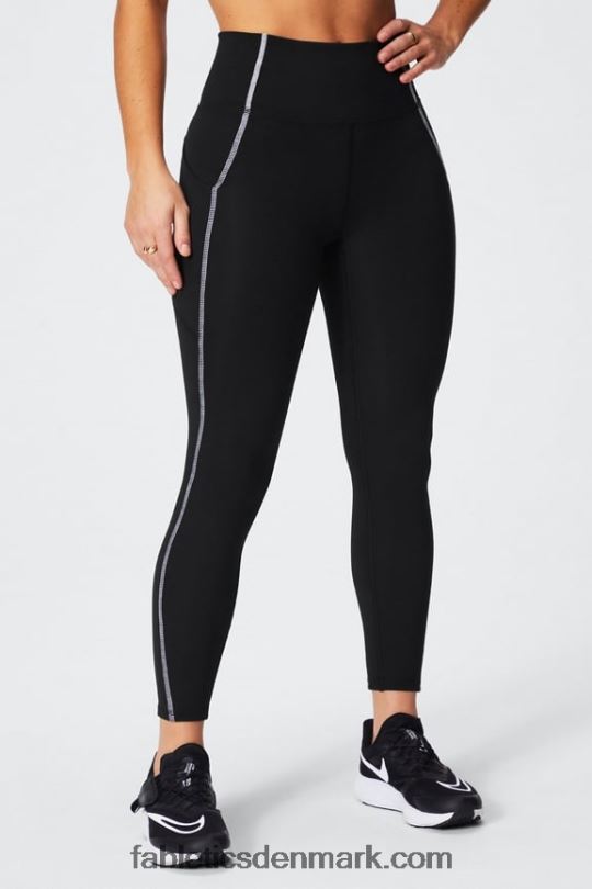 Fabletics Kvinder oasis pureluxe højtaljet 7/8 legging 49 PNX2T790 sort hvid