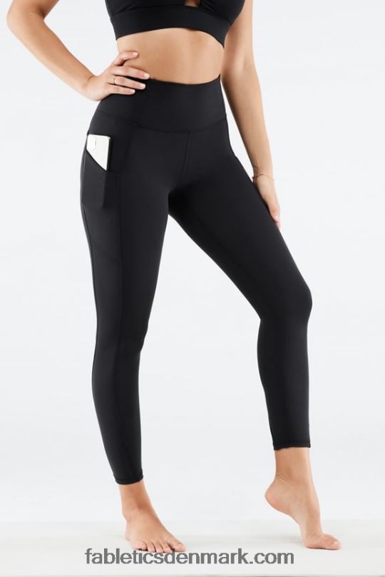 Fabletics Kvinder oasis pureluxe højtaljet 7/8 legging 49 PNX2T792 sort