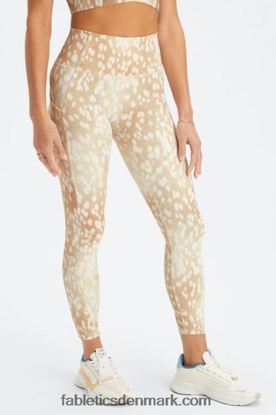 Fabletics Kvinder oasis pureluxe højtaljet 7/8 legging 50 PNX2T796 plettet dåe