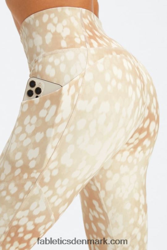 Fabletics Kvinder oasis pureluxe højtaljet 7/8 legging 50 PNX2T796 plettet dåe