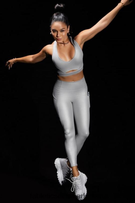 Fabletics Kvinder oasis pureluxe højtaljet 7/8 legging 51 PNX2T799 mat sølv folie