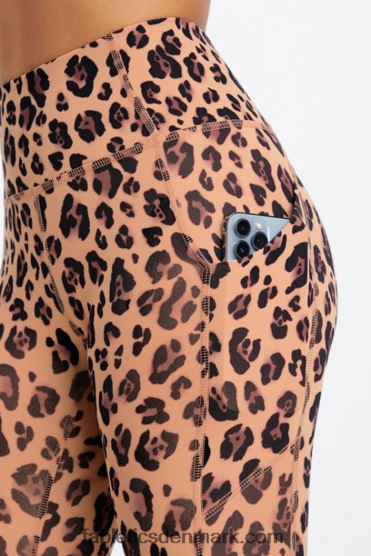 Fabletics Kvinder oasis pureluxe højtaljet 7/8 legging 51 PNX2T800 naturlig leopard