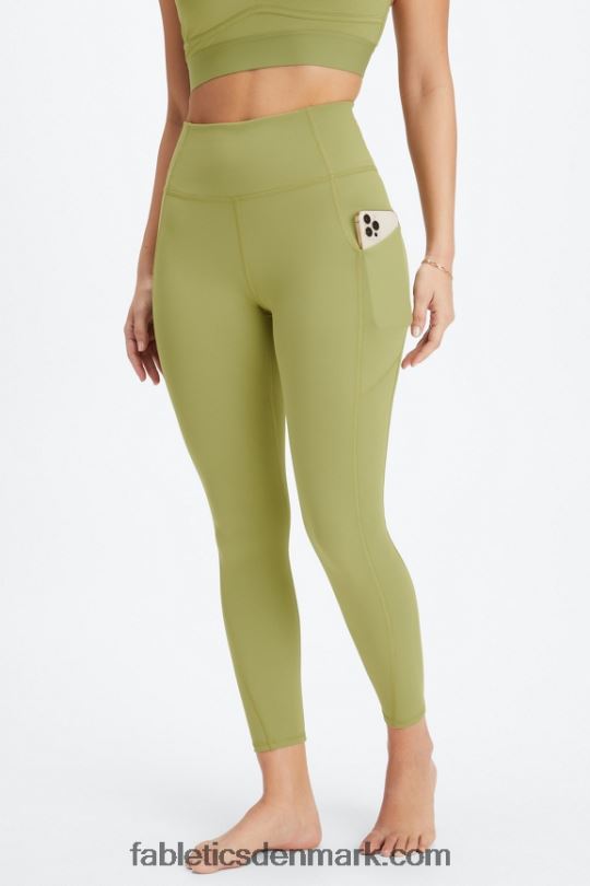 Fabletics Kvinder oasis pureluxe højtaljet 7/8 legging 53 PNX2T809 skovmos