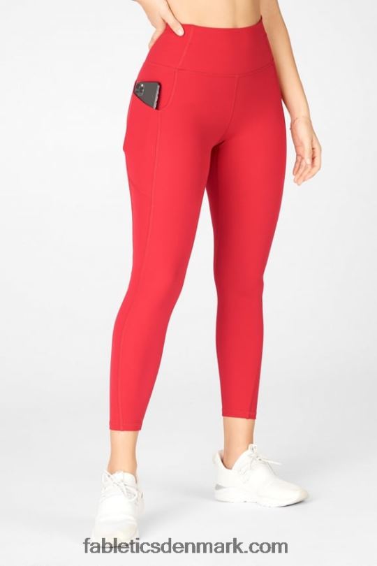 Fabletics Kvinder oasis pureluxe højtaljet 7/8 legging 53 PNX2T810 haute rød