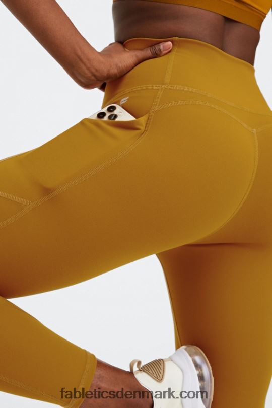 Fabletics Kvinder oasis pureluxe højtaljet 7/8 legging 53 PNX2T812 mørk bronze