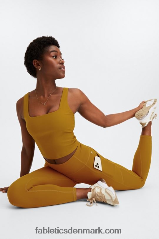 Fabletics Kvinder oasis pureluxe højtaljet 7/8 legging 53 PNX2T812 mørk bronze