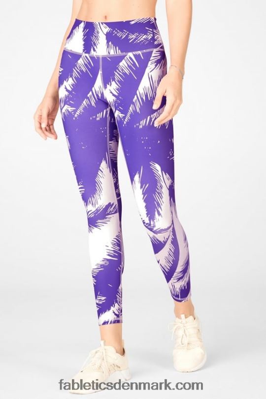 Fabletics Kvinder oasis pureluxe højtaljet 7/8 legging 56 PNX2T823 paradiso