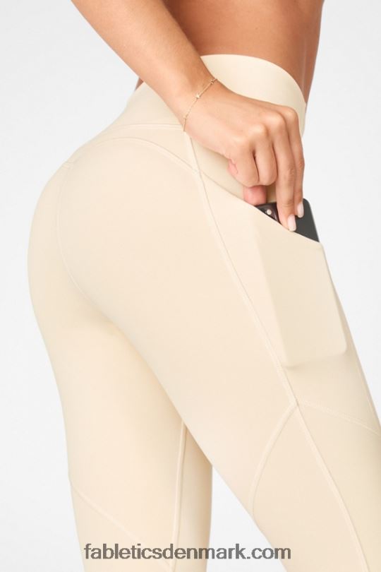 Fabletics Kvinder oasis pureluxe højtaljet 7/8 legging 56 PNX2T827 flødepust