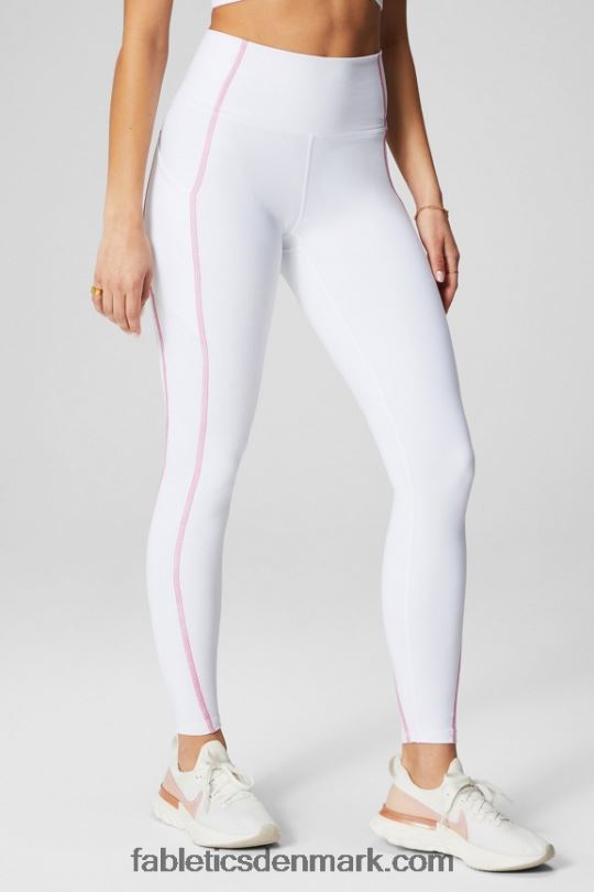 Fabletics Kvinder oasis pureluxe højtaljet legging 68 PNX2T901 klassisk hvid/lys ballerina