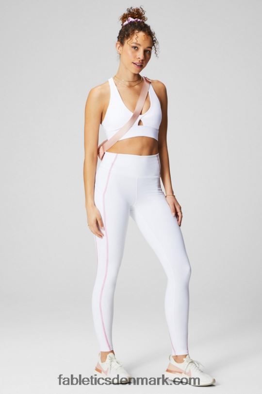 Fabletics Kvinder oasis pureluxe højtaljet legging 68 PNX2T901 klassisk hvid/lys ballerina