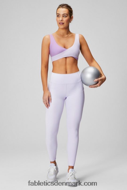 Fabletics Kvinder oasis pureluxe højtaljet legging 68 PNX2T903 lilla hvisken