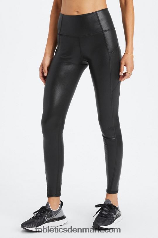Fabletics Kvinder oasis pureluxe højtaljet legging 69 PNX2T906 sort tågefolie