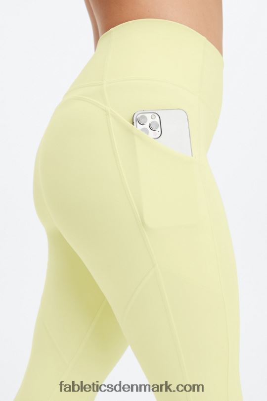 Fabletics Kvinder oasis pureluxe højtaljet legging 69 PNX2T909 lys pære