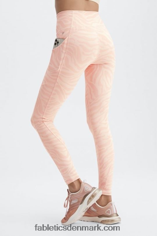 Fabletics Kvinder oasis pureluxe højtaljet legging 70 PNX2T912 sand zebraslag